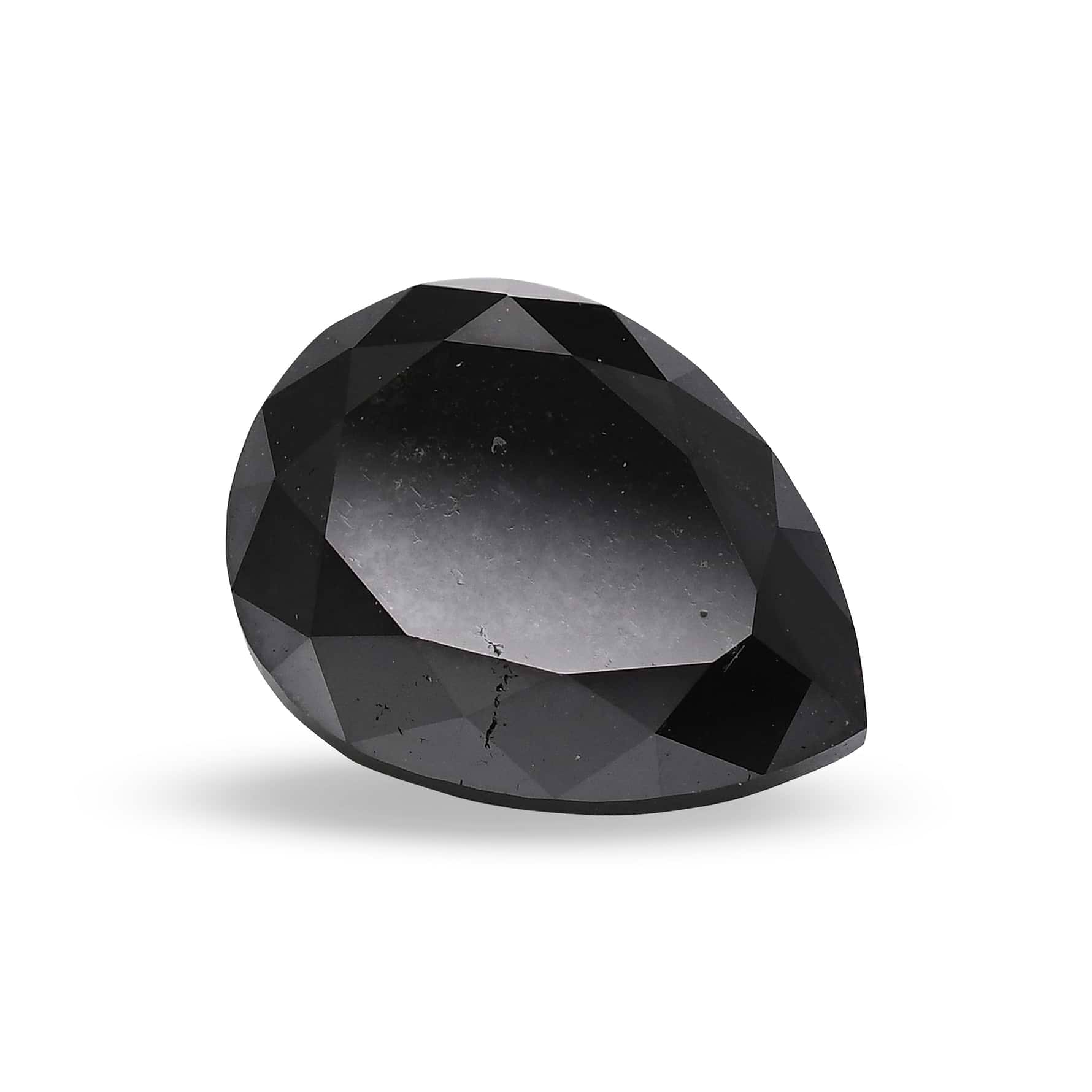 1.92 Carat Fancy Black Pear Diamond  GIA