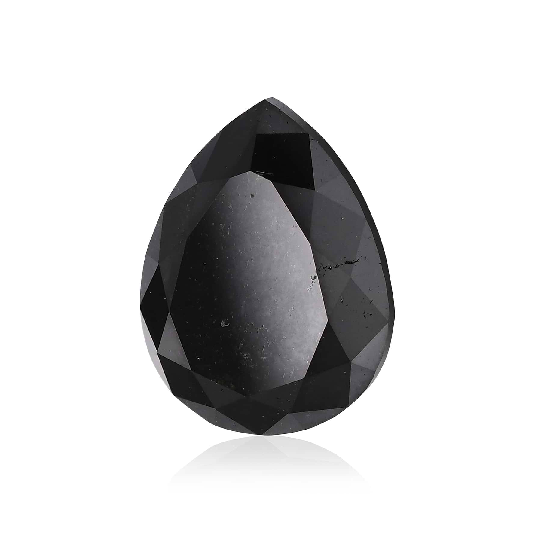 1.92 Carat Fancy Black Pear Diamond  GIA