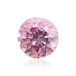 0.08 Carat Fancy Intense Purplish Pink Round Brillant Diamond  GIA