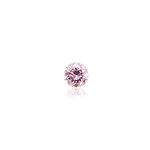 0.04 Carat Fancy Purplish Pink Round Brillant Diamond  GIA
