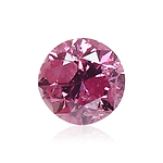 0.08 Carat Fancy Vivid Purplish Pink Round Brilliant Diamond  GIA