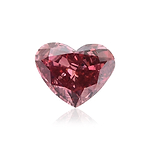 0.30 Carat Fancy Red HEART Diamond I1 GIA