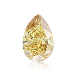 3.01 Carat Fancy Brownish Yellow Pear Diamond SI1 GIA