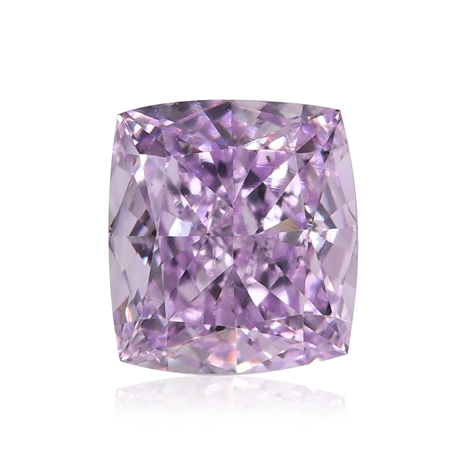 0.25 Carat Fancy Intense Purple Cushion Diamond SI1 GIA