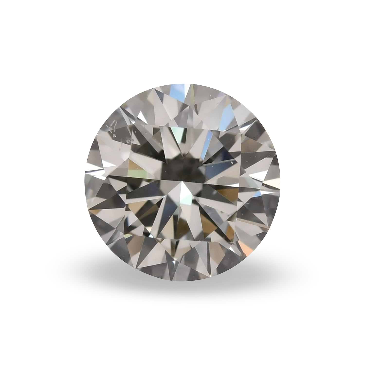 1.00 Carat Fancy Light Gray Round Brilliant Diamond SI1 GIA