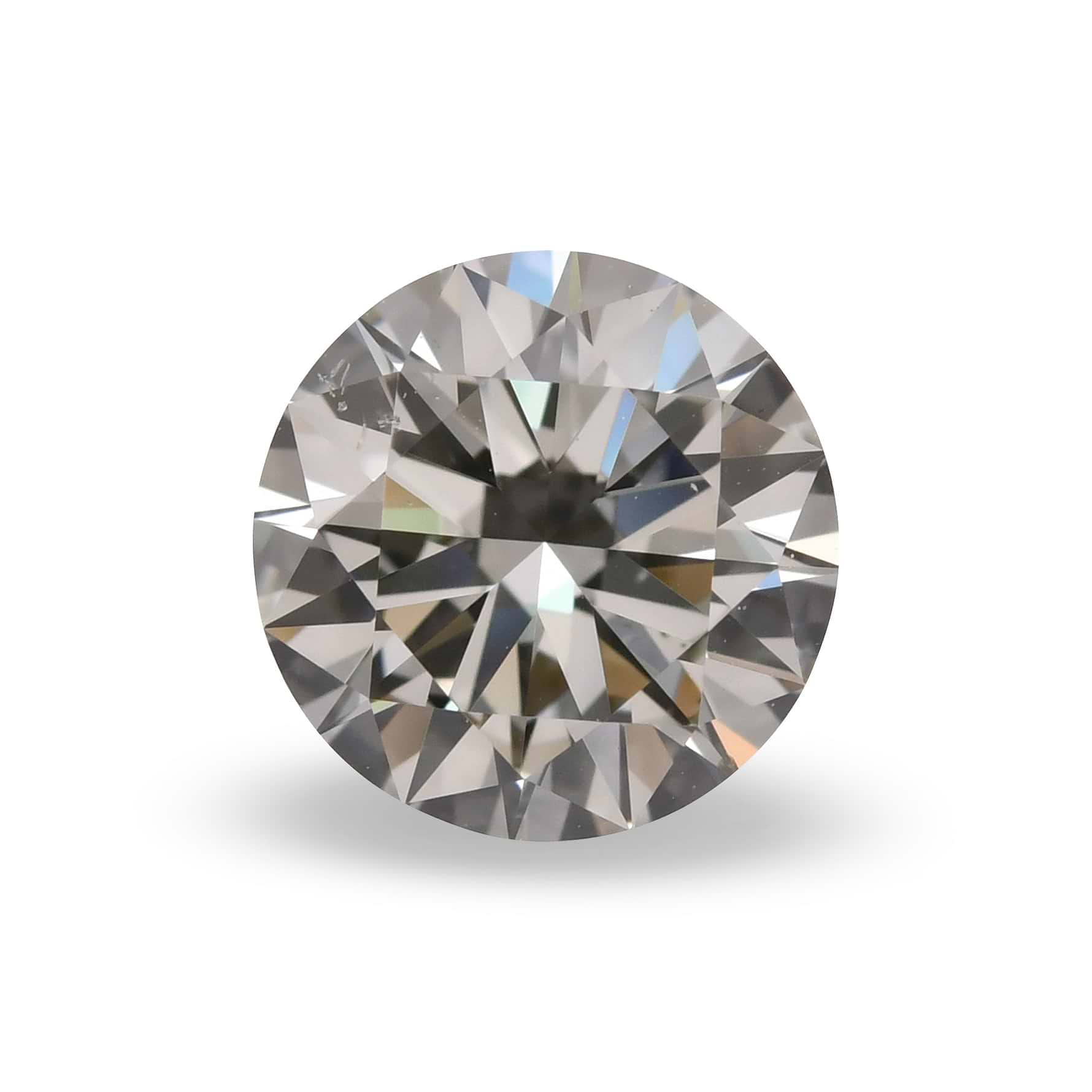 1.00 Carat Fancy Light Gray Round Brilliant Diamond SI1 GIA
