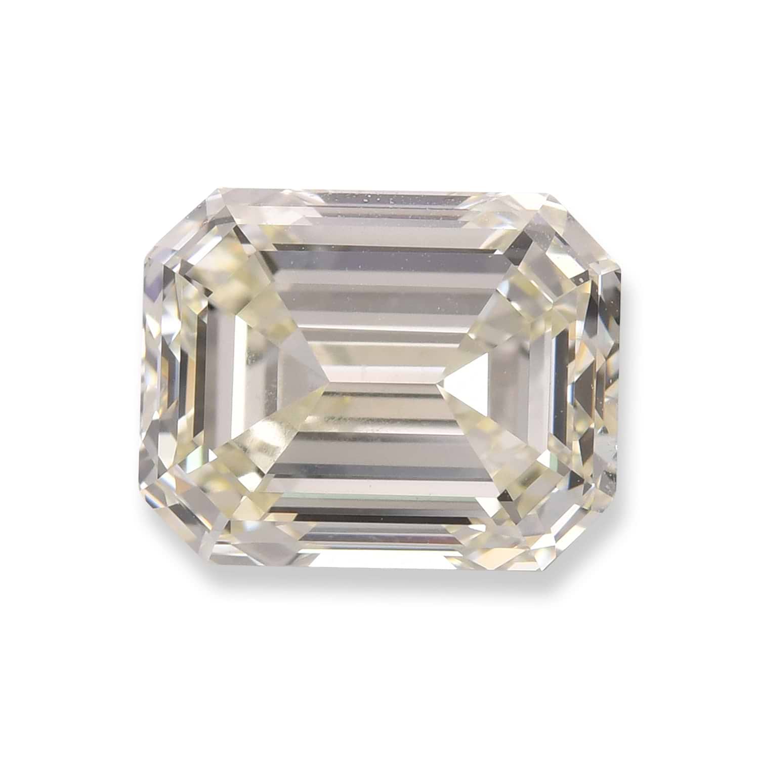 4.03 Carat Q-R Emerald Diamond VS1 GIA