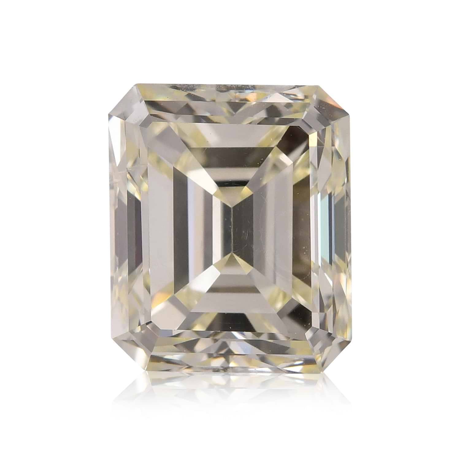 3.49 Carat U-V Emerald Diamond SI2 GIA