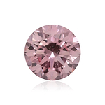 0.15 Carat Fancy Pink Round Brillant Diamond VS2 GIA