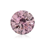 0.18 Carat Fancy Intense Purplish Pink Round Brillant Diamond I2 GIA