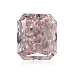 0.70 Carat Fancy Pink Radiant Diamond I1 GIA