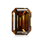 1.72 Carat Fancy Deep Orange Brown Emerald Diamond VS2 GIA