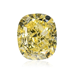 1.80 Carat Fancy Yellow Cushion Diamond VS2 GIA