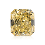 5.11 Carat Fancy Yellow Radiant Diamond VS1 GIA