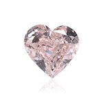 1.91 Carat Fancy Orangy Pink HEART Diamond IF GIA