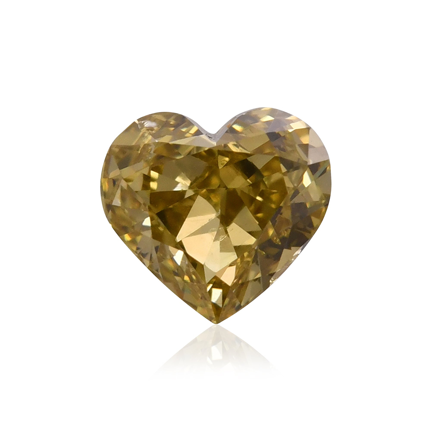 0.53 Carat Chameleon HEART Diamond SI1 GIA
