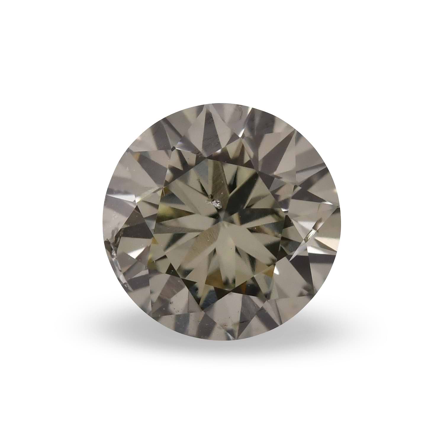 0.70 Carat Chameleon Round Brillant Diamond I1 GIA