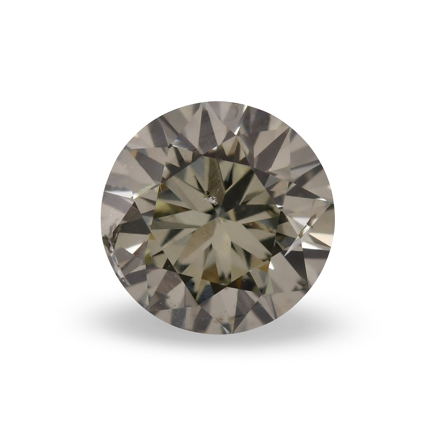 0.70 Carat Chameleon Round Brillant Diamond I1 GIA