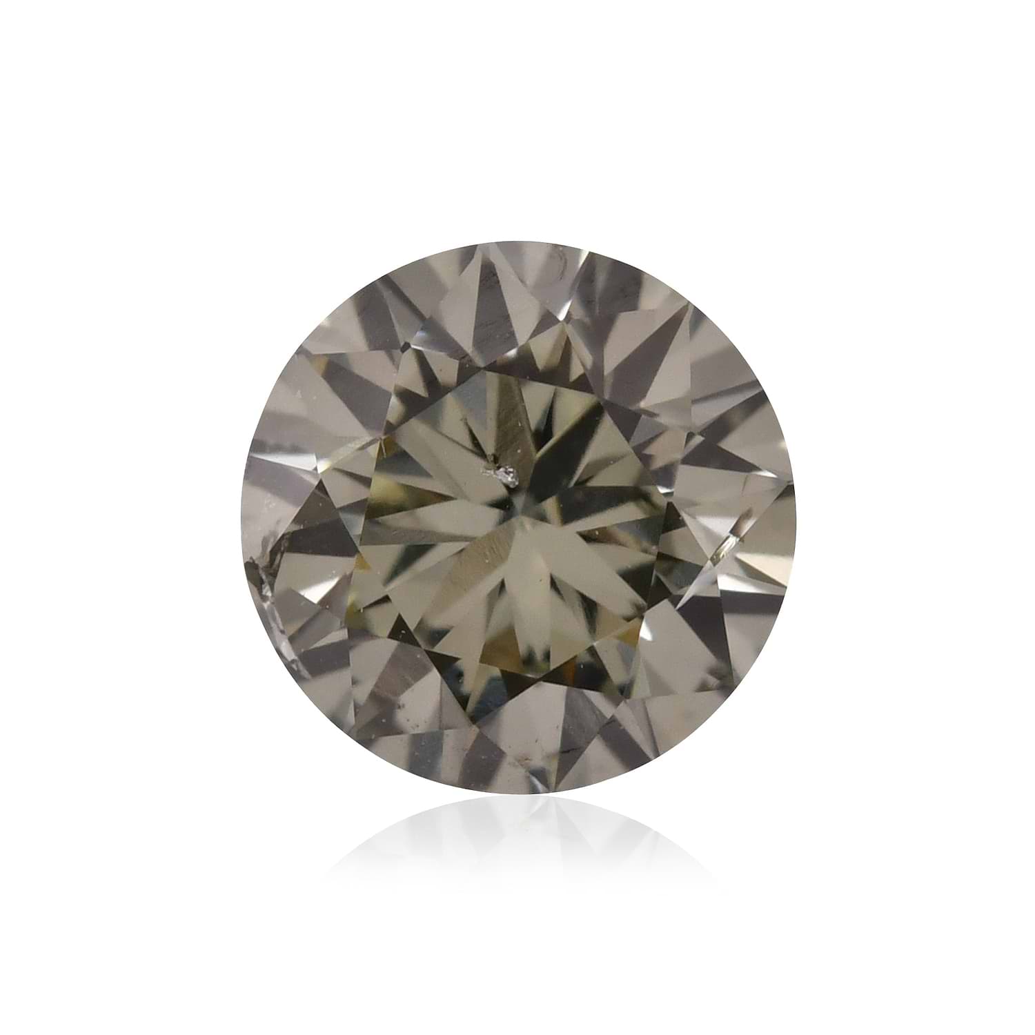 0.70 Carat Chameleon Round Brillant Diamond I1 GIA