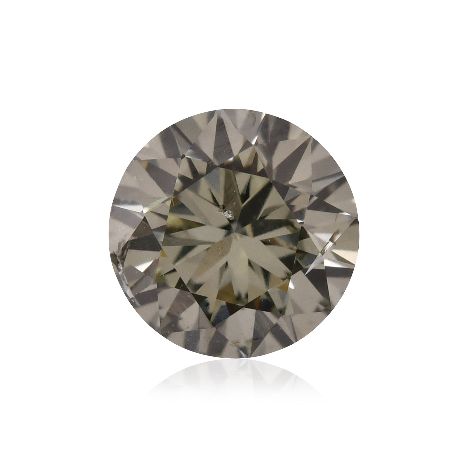 0.70 Carat Chameleon Round Brillant Diamond I1 GIA