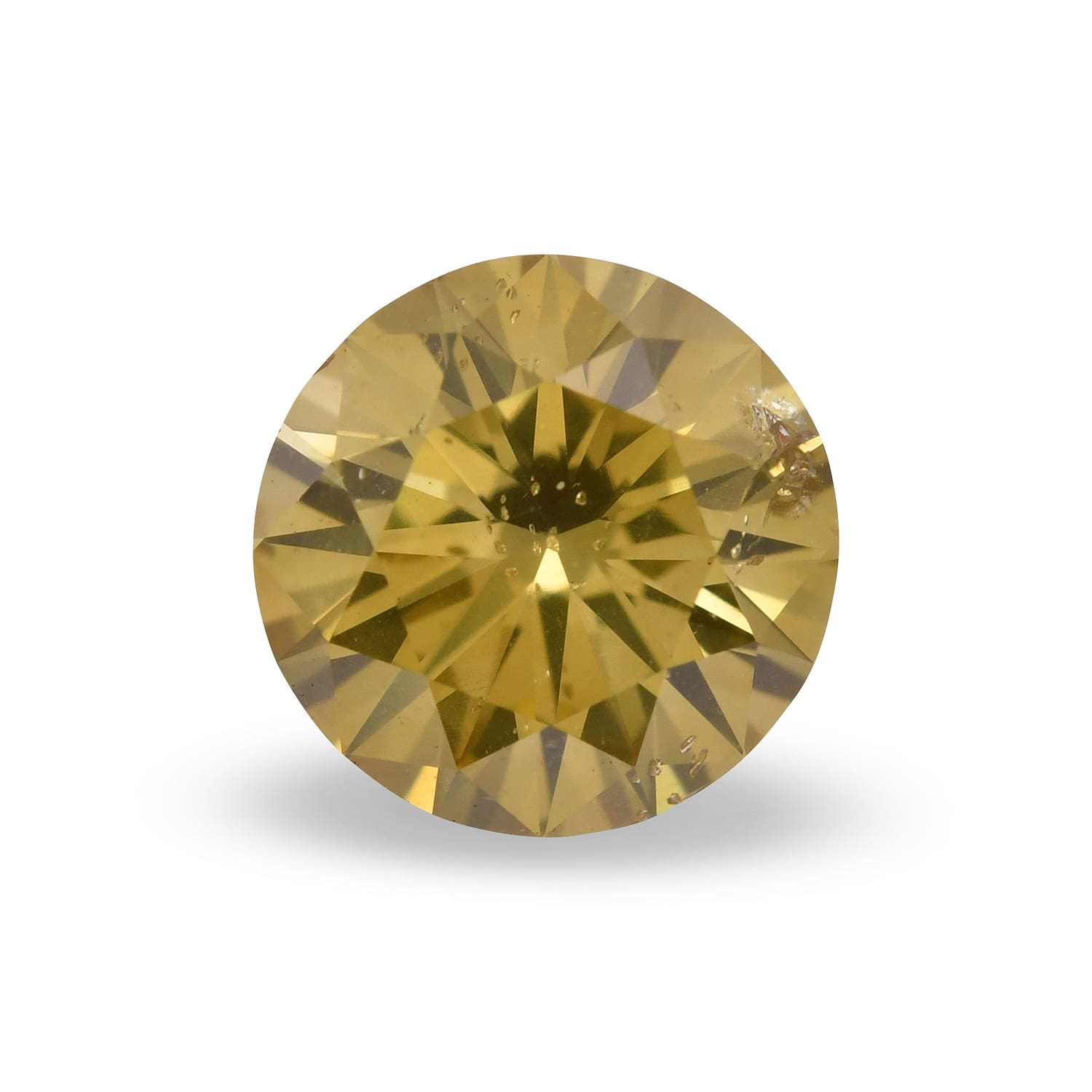 0.74 Carat Chameleon Round Brillant Diamond I1 GIA