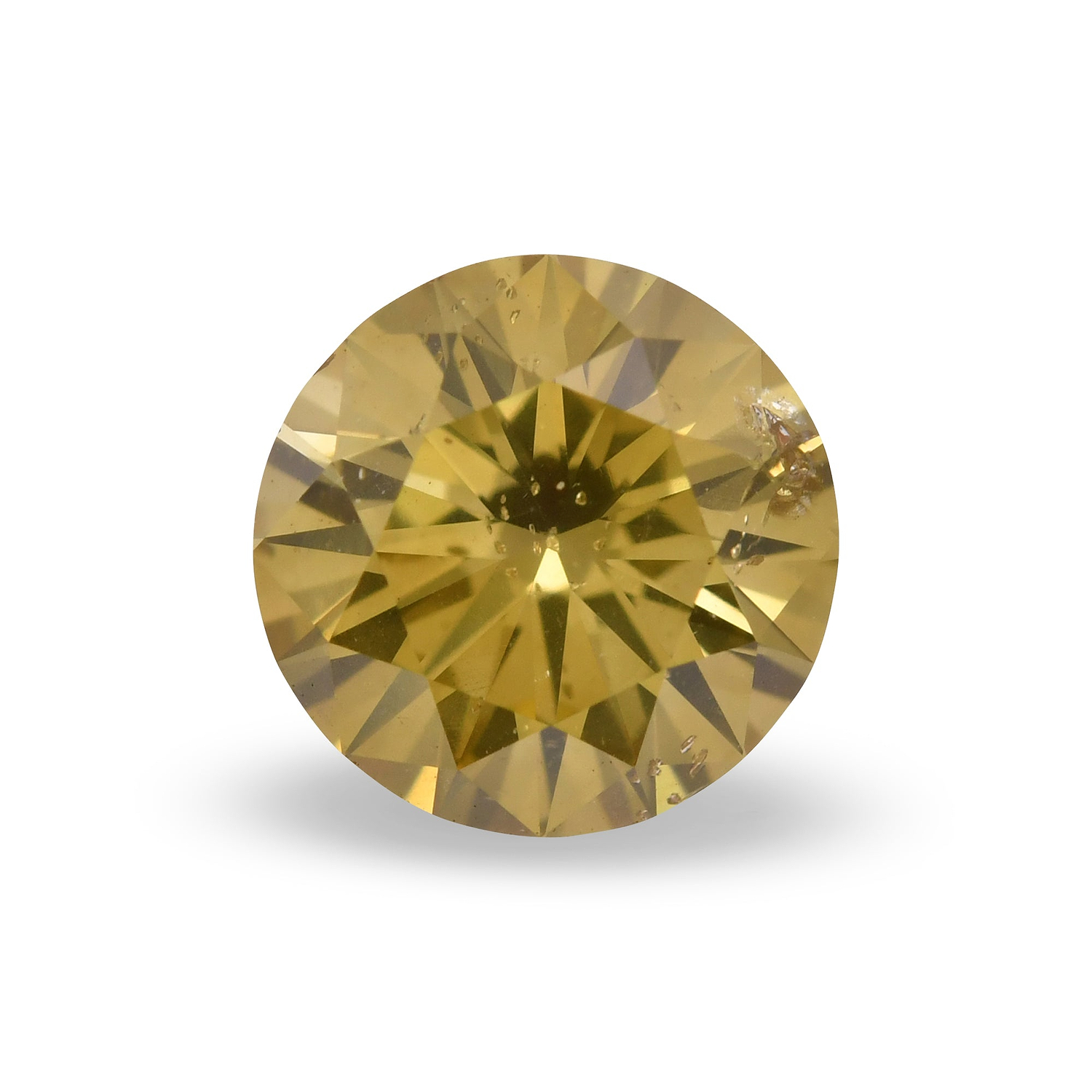 0.74 Carat Chameleon Round Brillant Diamond I1 GIA