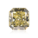 1.60 Carat Fancy Light Yellow Radiant Diamond VS1 GIA