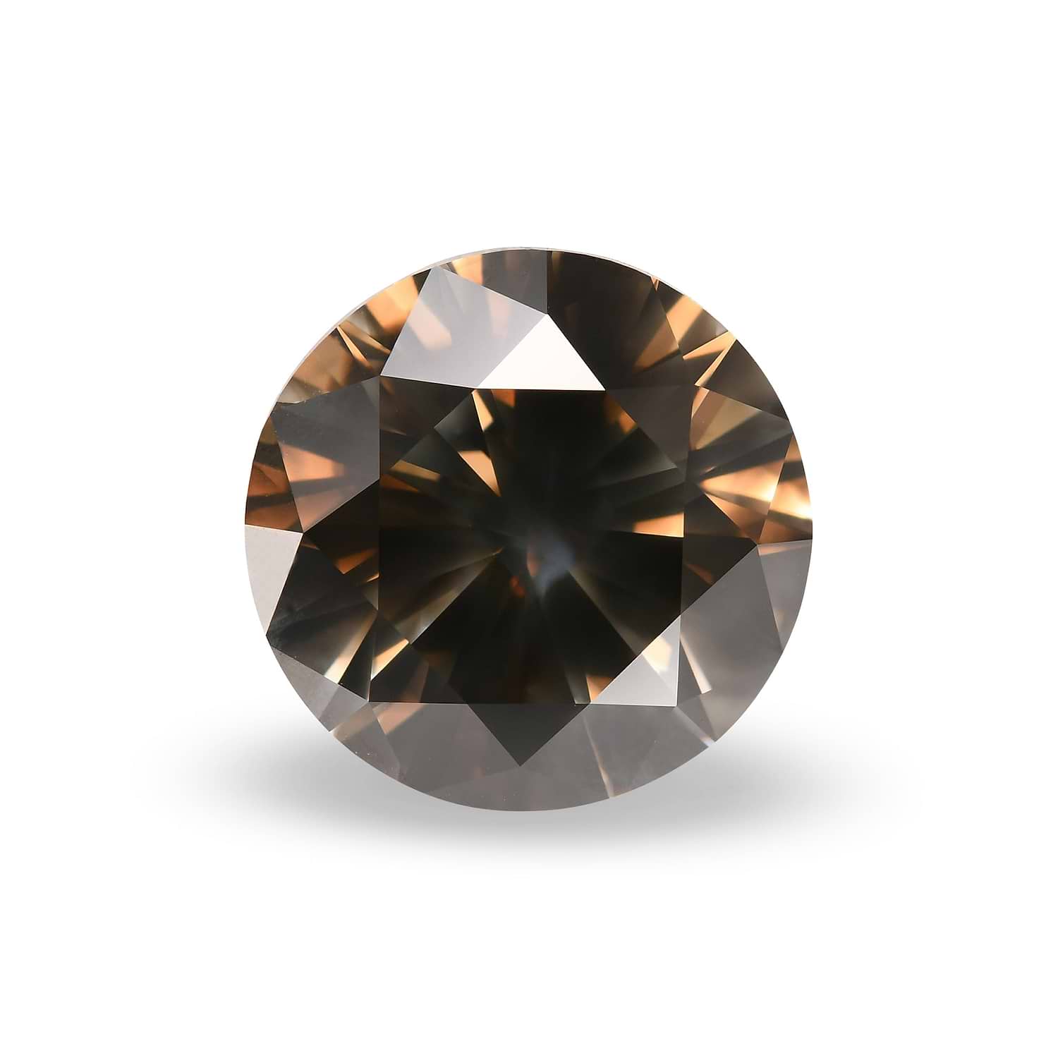 8.83 Carat Fancy Dark Gray Round Brilliant Diamond (I1) GIA