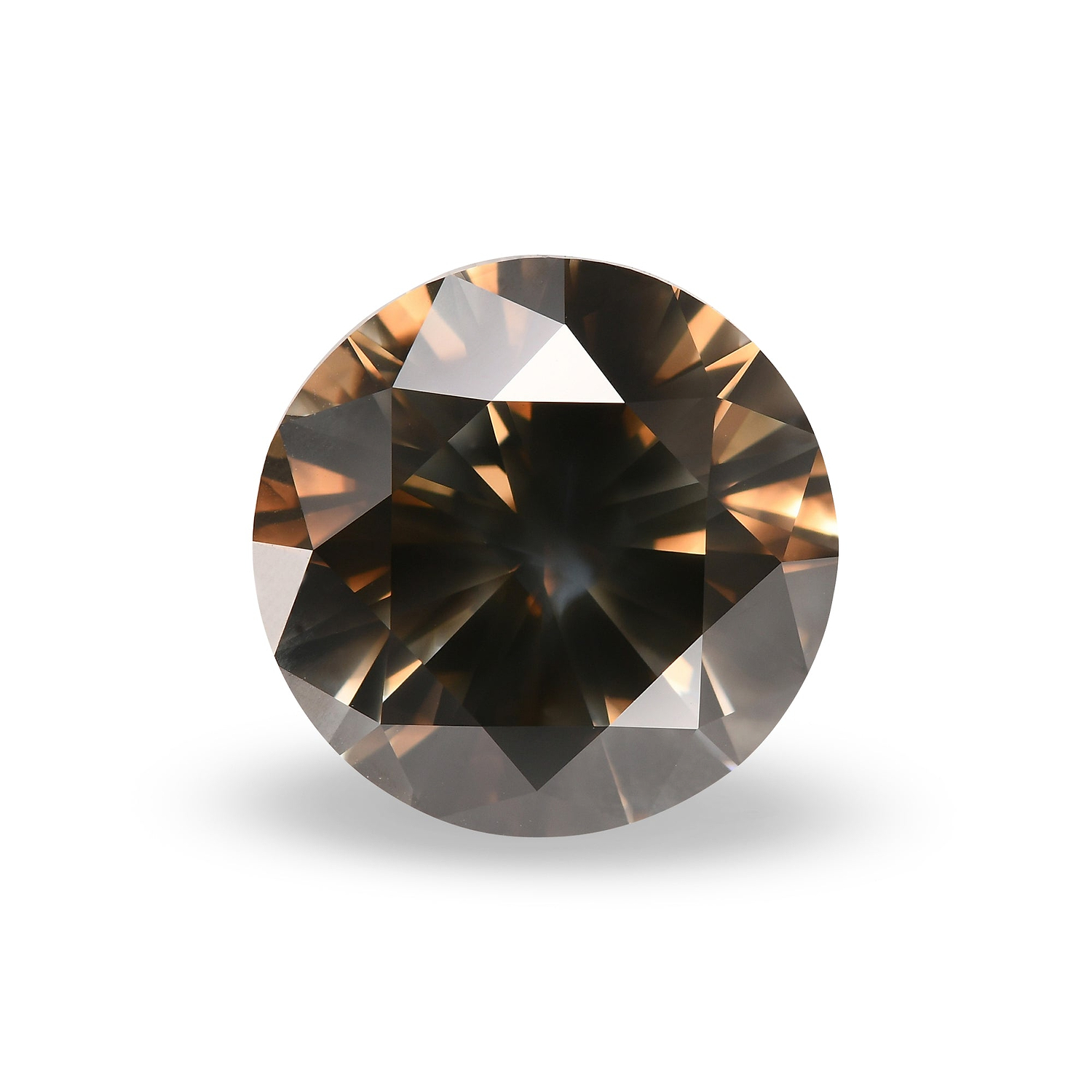 8.83 Carat Fancy Dark Gray Round Brilliant Diamond (I1) GIA