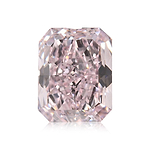 0.67 Carat Fancy Light Pink Radiant Diamond VS2 GIA