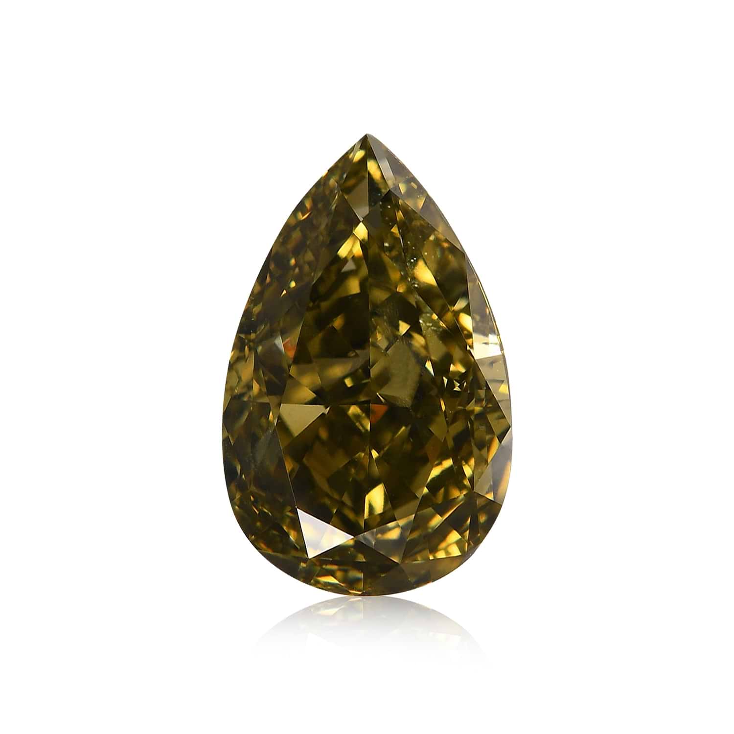 2.11 Carat Chameleon Pear Diamond SI1 GIA