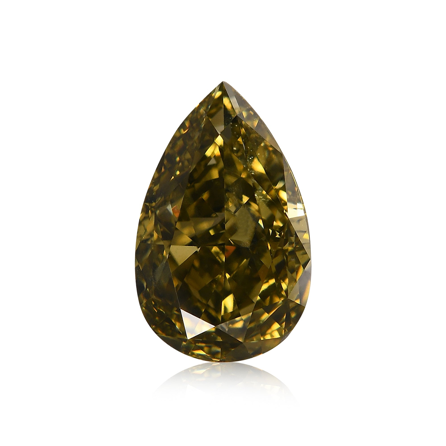 2.11 Carat Chameleon Pear Diamond SI1 GIA