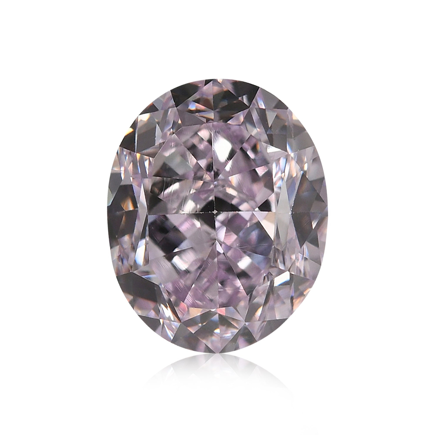 1.01 Carat Fancy Pink Purple Cushion Diamond VS2 GIA
