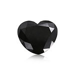3.25 Carat Fancy Black HEART Diamond  GIA