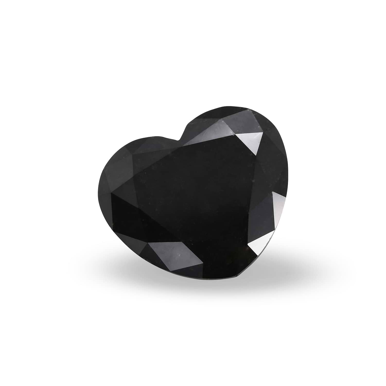 3.25 Carat Fancy Black HEART Diamond GIA