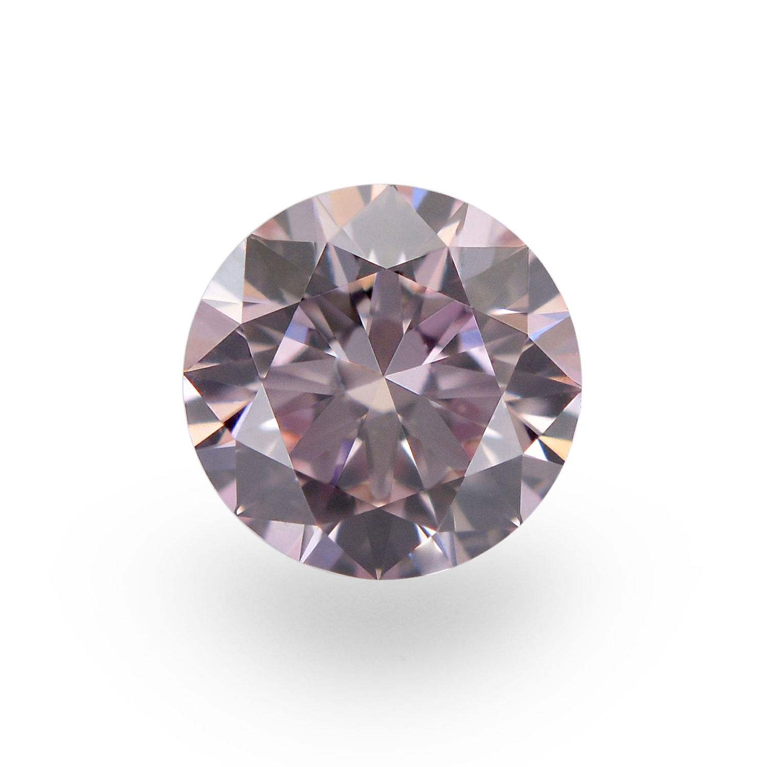 0.24 Carat Fancy Pink Round Brillant Diamond VS2 GIA