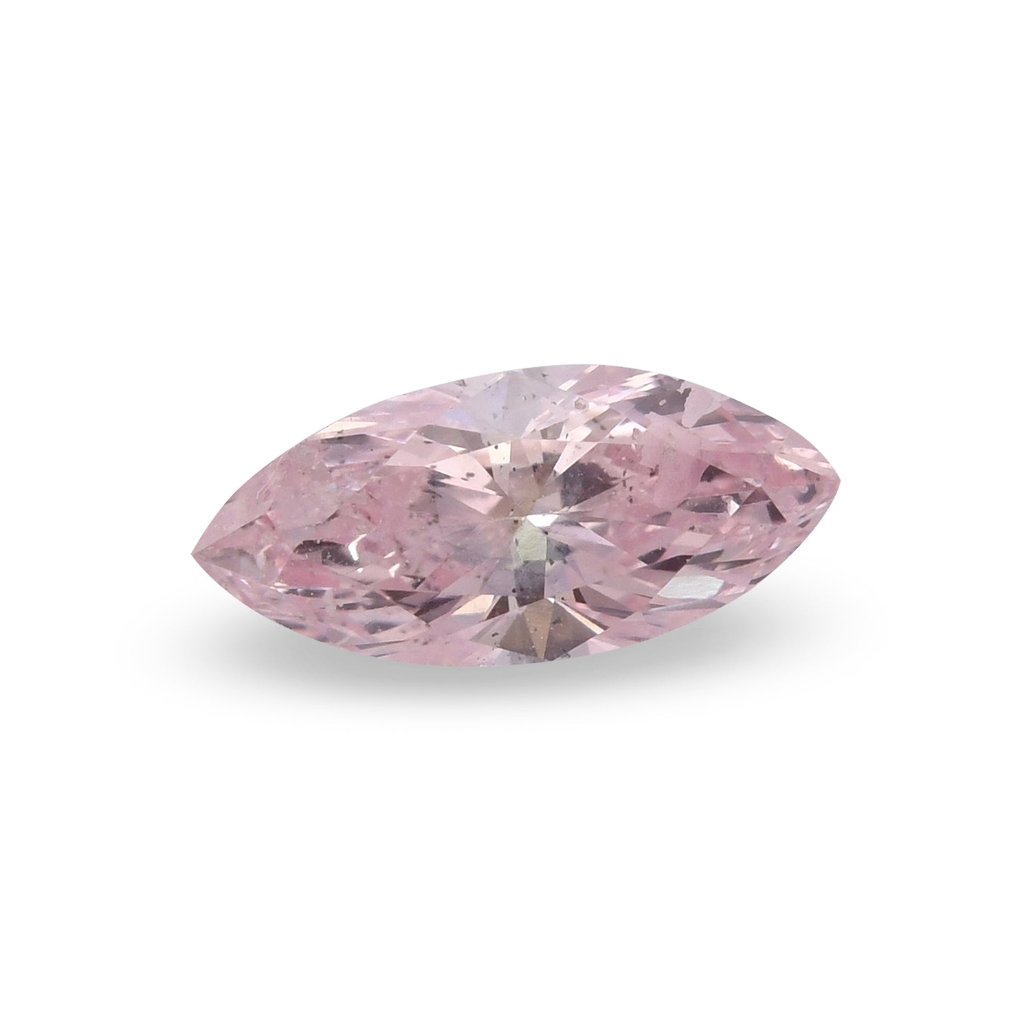 0.33 Carat Fancy Pink Marquise Diamond (I1) GIA