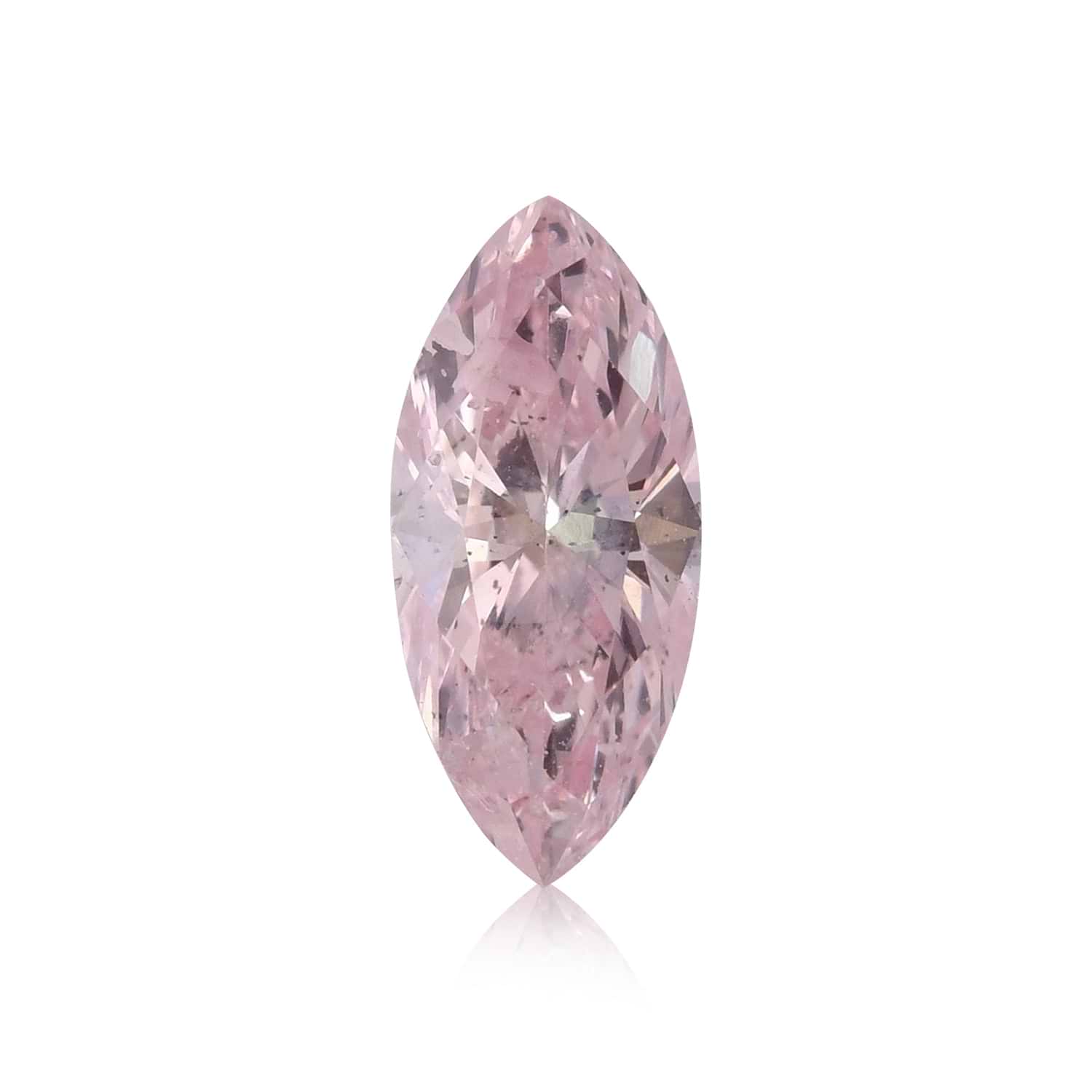 0.33 Carat Fancy Pink Marquise Diamond (I1) GIA