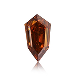 0.43 Carat Fancy Deep Brown Orange KITE Diamond (VS) GIA