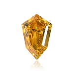 0.28 Carat Fancy Vivid Orangy Yellow KITE Diamond (SI2) GIA