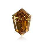 0.29 Carat Fancy Deep Brownish Yellow KITE Diamond (SI1) GIA