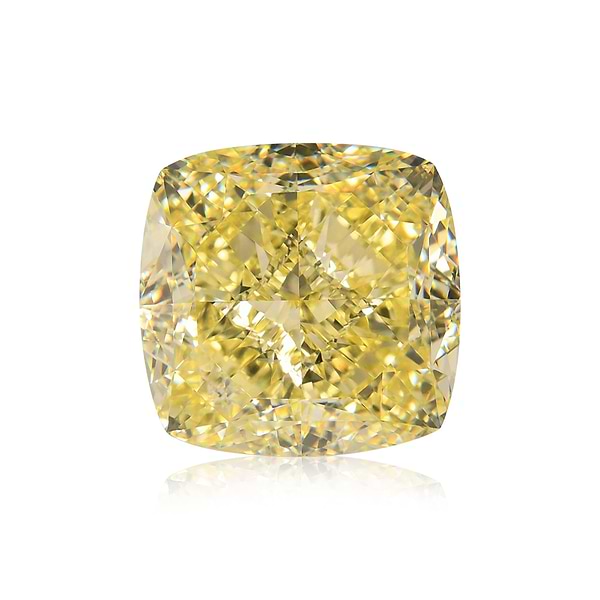 11.29 Carat Fancy Yellow Cushion Diamond VS1 GIA