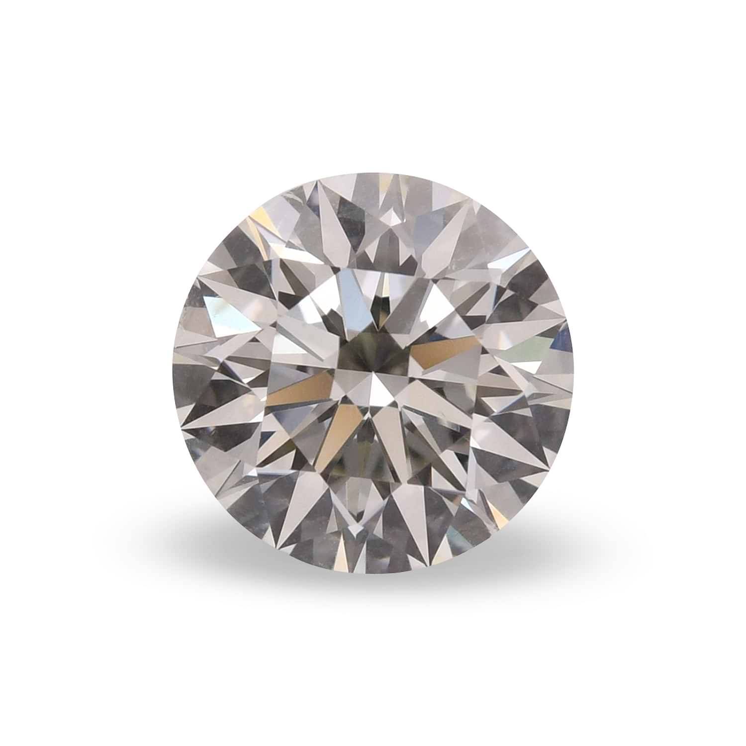 1.54 Carat K Round Brillant Diamond SI1 GIA