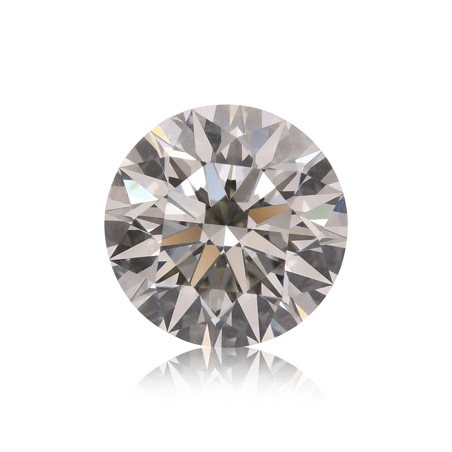 1.54 Carat K Round Brillant Diamond SI1 GIA