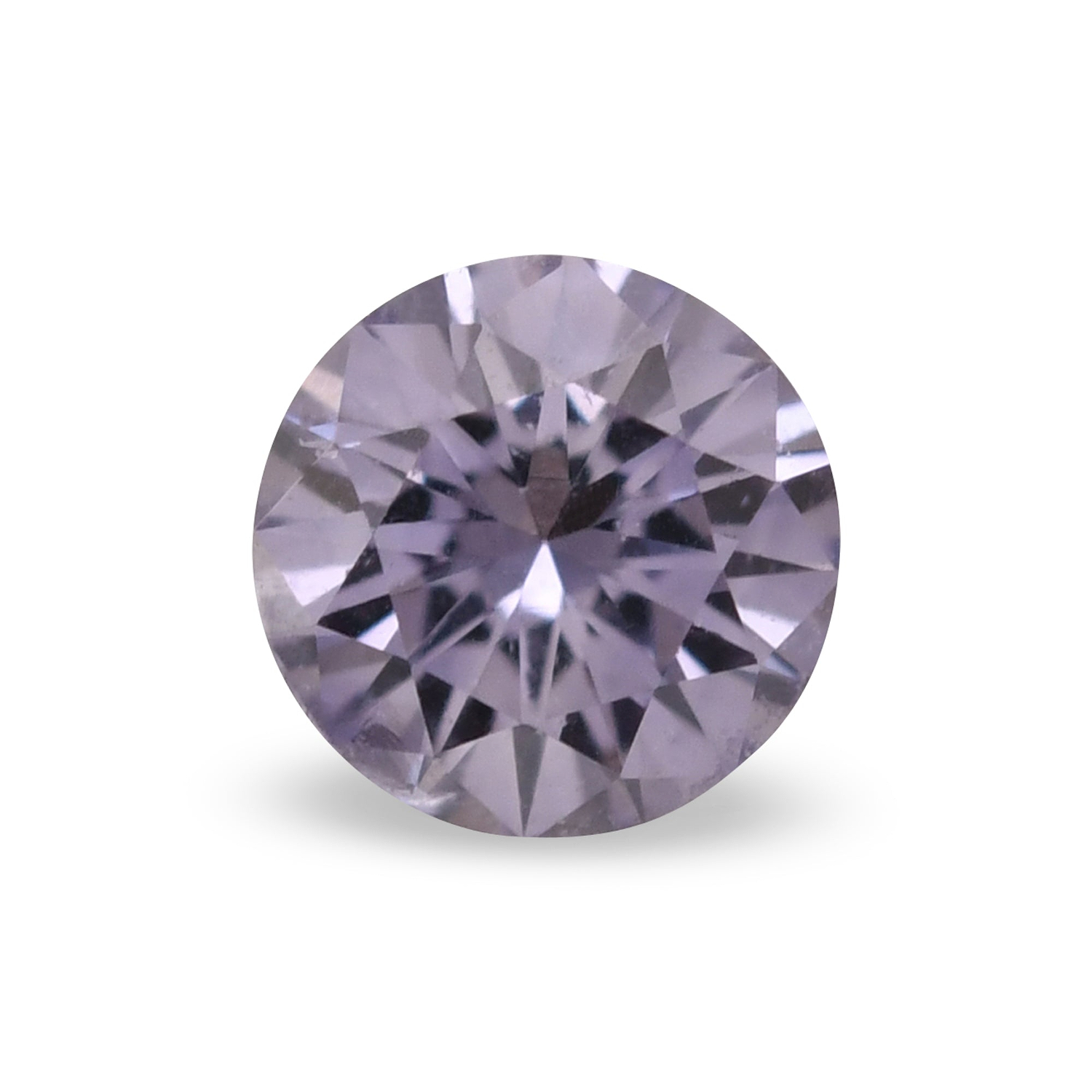 0.07 Carat Fancy Gray Violet Round Brillant Diamond (SI2) GIA