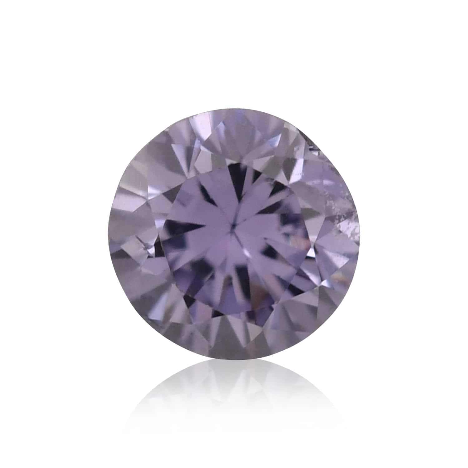 0.08 Carat Fancy Gray Violet Round Brillant Diamond SI2 ARGYLE