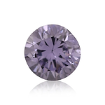 0.08 Carat Fancy Gray Violet Round Brillant Diamond SI2 ARGYLE