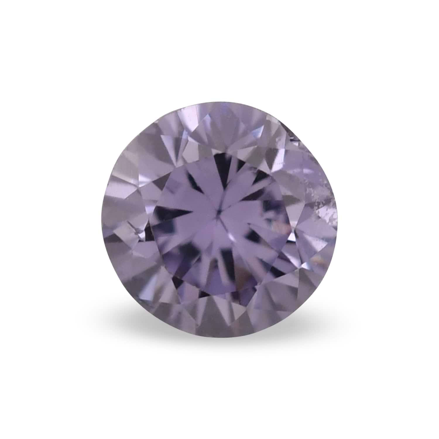 0.08 Carat Fancy Gray Violet Round Brillant Diamond SI2 ARGYLE
