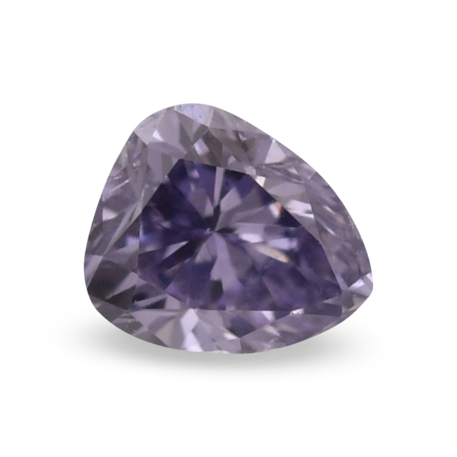 0.10 Carat Fancy Gray Violet Pear Diamond SI2 ARGYLE