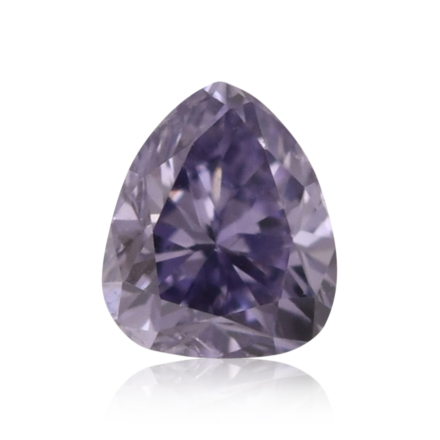 0.10 Carat Fancy Gray Violet Pear Diamond SI2 ARGYLE